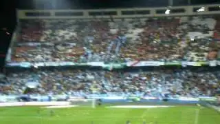 En el Vicente Calderon dando la lineacion