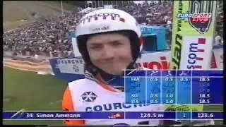 Simon Ammann - 124,5m - Courchevel 14.08.2005 K120 - Ski Jumping - Summer Grand Prix