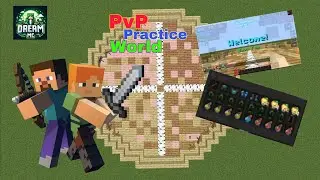 Best handmade PvP practice world for Minecraft | Made by FLKGAMERZ#pojavalauncher #world #minecraft