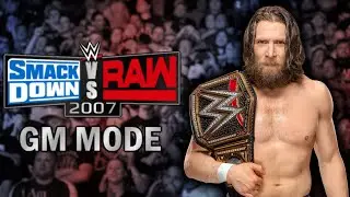 WWE SmackDown vs Raw 2007 Modern GM Mode #11 - BUILDING A NEW STAR!