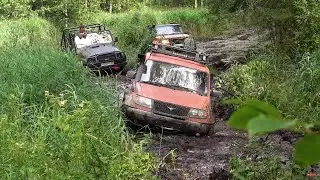 ДО ЧЕГО ДОВОДИТ СПОР? Грузовик в неловкой ситуации. Off-Road по-Русски