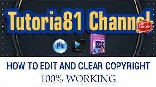 How to Edit for cut and clear copyright