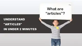 What are "articles" | English Grammar