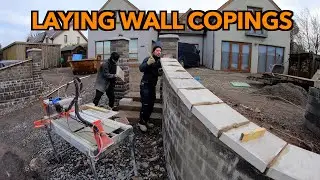 Laying wall copings