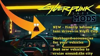 Best new Cyberpunk vehicle MODS - Taxi missions, ridable hotdogs and the best new bikes