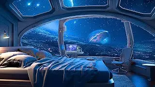 Futuristic Ambience for Sleep with Spaceship Sounds and Sci-Fi Vibes