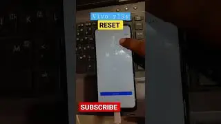 vivo y15s RESET how to reset vivo mobile reset All vivo mobile #tecno #device #mobile