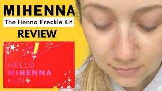 How to Fake Your Freckles with Henna || MIHENNA Freckle Kit Review