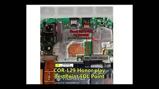 COR L29 Honor play Test Point EDL Point : PhoneFirmware