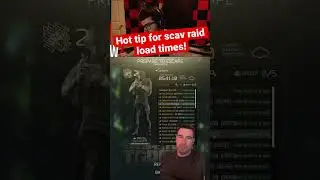 Tarkov scav load times trick!