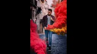 Smoke Bomb Effect in Photoshop | Photoshop Tutorial