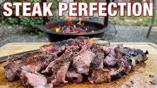 Angus Porterhouse on Weber Smoky Joe Santa Maria