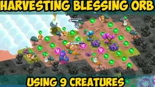 Merge Magic Golden Spirits|Harvesting Blessed Tree Using 9 Creatures