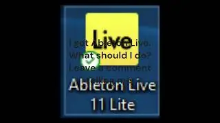 I got Ableton Live Lite! 