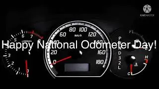 Happy National Odometer Day