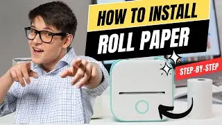 T02 Mini Printer - How to Install Roll Paper [DETAILED INSTRUCTIONS]