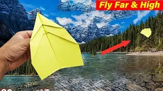 Paper Airplane 100 Feet - How to Make a Paper Airplane that Fly Far