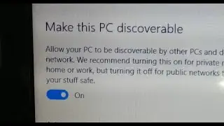 how to make pc discoverable in windows 10 !! how to turn on this pc discoverable