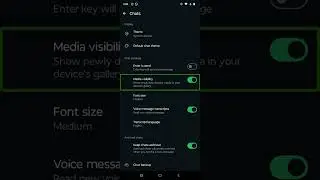 Hidden or Public? Manage WhatsApp Media Visibility Easily!