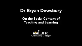 On the Social context of Teaching and Learning