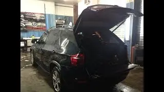 установка камеры заднего вида bmw x5 e70