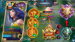 EDITH BEST EMBLEM 2023🔥|| ESCAPING EPICAL GLORY 😅|| EDITH BEST BUILD 2023 (MLBB)