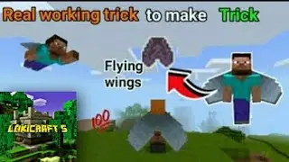 (Hind) -  How to flying in Elytra in lokicraft 5, minecraft -Top Gaming