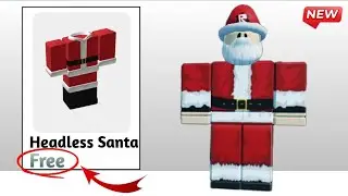 Roblox'ta ücretsiz 🎁başsız Noel Baba nasıl elde edilir?
