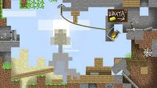 Переправа в 2D Майнкрафт с физикой! Часть 4! 