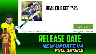 Good News Real Cricket 25 New Update In AUGUST | New Jersey, New Tournament, Rc25 Update