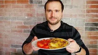 ASMR MUKBANG | Eating a 4 Cheese Mushroom Omelet