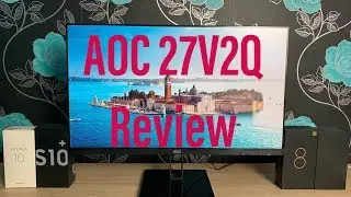 AOC 27V2Q Full HD 3 Sided Frameless Monitor Review
