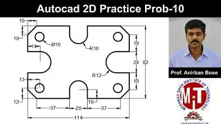 Autocad Practice Problem 10