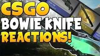 CSGO: Bowie Knife Case Opening Reactions Compilation 2016
