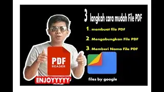 cara mengabungkan file pdf + membuat nama file pdf di hp android