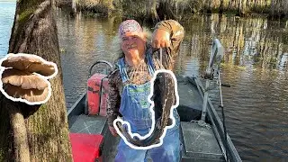 Trotline Catfish with Bruce Mitchell | Catch and Cook Catfish in Clay