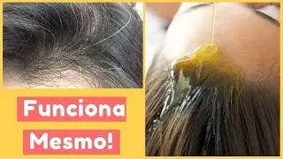 Método caseiro para escurecer cabelos brancos naturalmente - Testei e realmente funciona