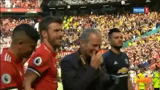 Michael Carrick's last moment with Manchester United