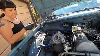 Turbo charging a mercedes 240D, detailed process. prt 1