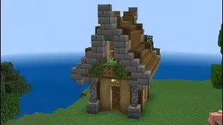 Средневековый дом в Minecraft