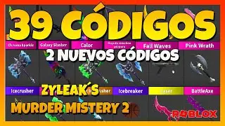 ✅2 CÓDIGOS NUEVOS✅39 CÓDIGOS activos de 🔪MURDER MISTERY 2🔪  ZYLEAKS 🔪 Roblox 2024🔪 EMiLiOR