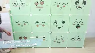Модульный шкаф / стеллаж для хранения детских вещей