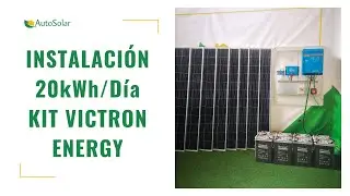 Kit solar fotovoltaico 20kWh/Día | Victron Energy