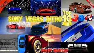 Top 10 Sony Vegas 3D Intro Templates - Automotive theme, Free Download