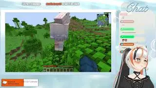 Mein erster Stream (17.07.2023) mit SekiVT, wir spielen Minecraft