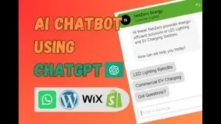 I will create ai chatbot or website using chatgpt and whatsapp
