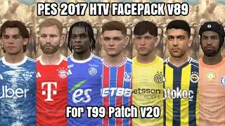 PES 2017 HTV FACEPACK v89 | Tauvic99 Patch v20