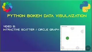 Ep 8- Interactive Part 1 -  Python Bokeh tutorial series