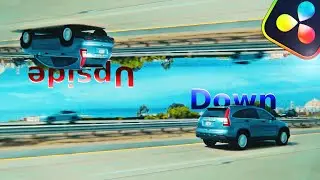 DaVinci Resolve 18 Tutorial - Upside Down City Effect