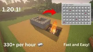 Minecraft 1.21 Easy IRON FARM Tutorial -  330+/- Per Hour